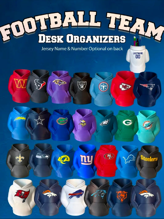 Personalized desk/pen holders
