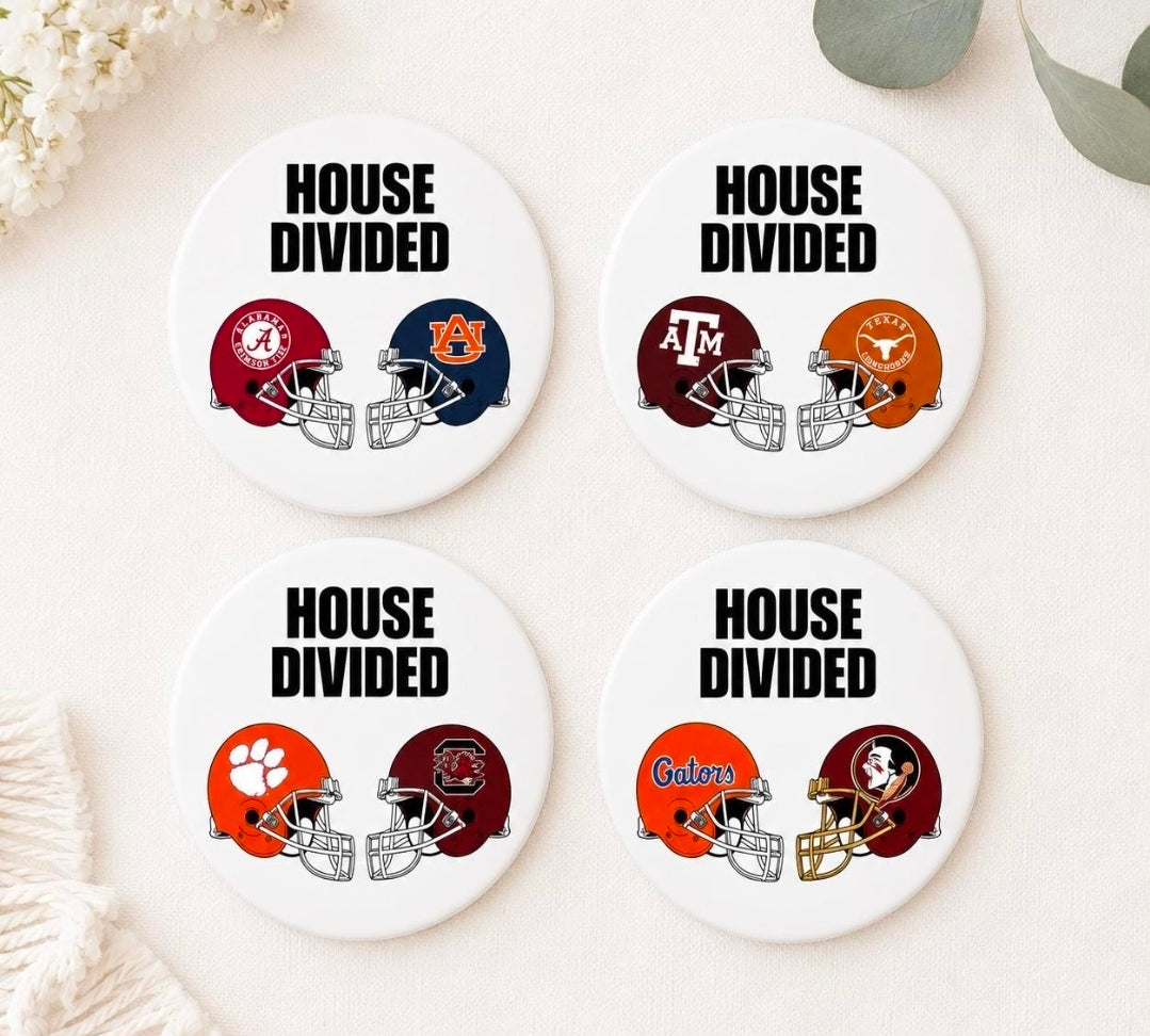 Custom Game Day & Greek Life Buttons