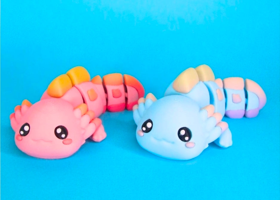 Axolotl Keychains & Fidgets